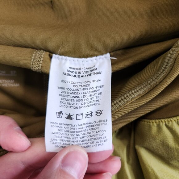 Nike Shorts Womens XS Green Run Division 2 In 1 Ripstop Zip Pocket Running - Picture 11 of 14